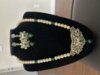Picture of Pearl mala with green beads