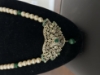 Picture of Pearl mala with green beads