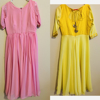 Picture of Combo : 2 Pure Georgette Long Frocks with Work .