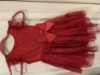 Picture of Toddler party red frock and trendy crop top-skirt 2-4y