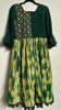Picture of Green Silk & Georgette Gown with ruffle hands 11-12y