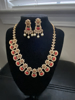 Picture of Coral ad necklace set in gold finish