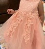 Picture of Part wear peach and red frocks