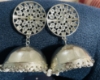 Picture of High quality CZ earrings, jhumkas and studs combo