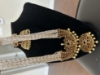 Picture of Sugar pearls long haaram in gold finish