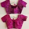 Picture of Khadhhi Georgette Banarasi saree with 3 blouses