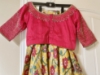 Picture of Kalamkari lehenga with maggam blouse 10-15y