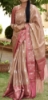 Picture of Gold and pink color saree