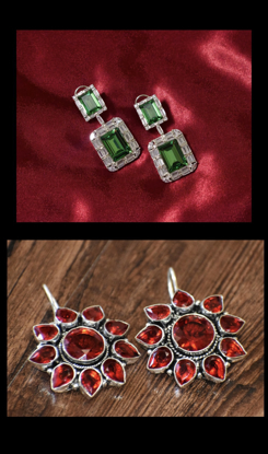 Picture of Premium quality earrings- combo