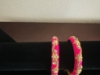 Picture of Combo : 2.4 size Raw Silk Maggam Work Bangles