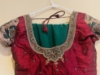 Picture of Bottle Green and Maroon Red Saree