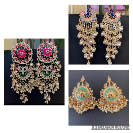 Picture of Meenakari earrings collection