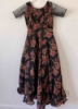 Picture of Black Floral Organza Dress