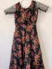Picture of Black Floral Organza Dress