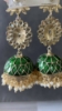 Picture of Meenakari jhumkas combo