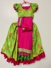 Picture of Pink and parrot green langa voni 4-6y