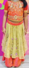 Picture of Fancy langa voni with heavy maggam work blouse2-4 year old
