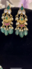 Picture of Pachi kundan pearl haram with earrings