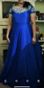 Picture of Dark Blue Floor Length Dress