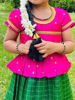 Picture of Pattu frock and langa blouse 2-3y
