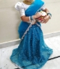 Picture of Langa voni set and silk frock for 4-5Y