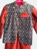Picture of Boys kurtas with vest combo 5-7y