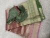 Picture of Onion pink and green fancy saree