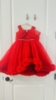 Picture of Red high low frock 2-3y