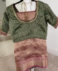 Picture of Onion pink and green fancy saree