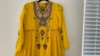 Picture of Mustard Colored Floor Length Dress