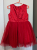 Picture of Red Netted frock  1-2 years