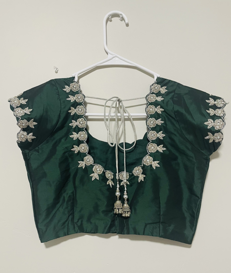 Picture of Beautiful classy maggam work blouse