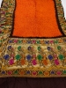 Picture of Kanchi bandhani with Paithani border saree