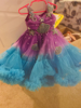 Picture of Aqua mermaid theme birthday dress 1-2y