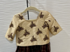 Picture of Tissue Brown lehanga with Embroidered blouse 2-4y