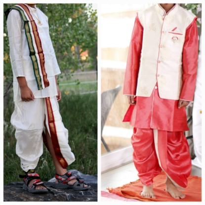 Picture of ram raj dhoti &Kurta dhoti set 6 - 8 y