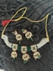 Picture of Tyani kundan silver foil necklace