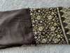 Picture of Brown georgette saree with rich pallu