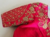 Picture of New Kanchi Pattu Saree with embroidery Blouse