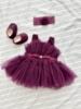 Picture of Baby girl pattu langa and frock 0-3 Months