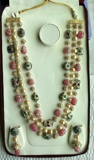 Picture of Premium pastel pink beads with high quality stones