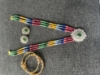 Picture of Color beads chain with bangles and studs