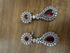 Picture of Victorian  choker and Doublets  in ruby combo