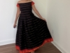 Picture of Black off shoulder festive dress