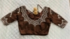 Picture of Brown Designer Blouse with Chamki Work