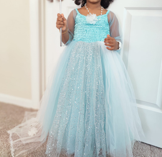 Picture of Elsa theme costume 3-5y