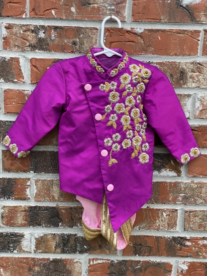 Picture of Yahvi designer kurta set 6-18M