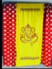 Picture of Ganesh backdrop decor cloth with butis 8*8