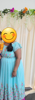 Picture of Blue sequin dress with pink frills