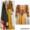 Picture of Tissue skirt with banaras  brocade blouse and 2 dupattas